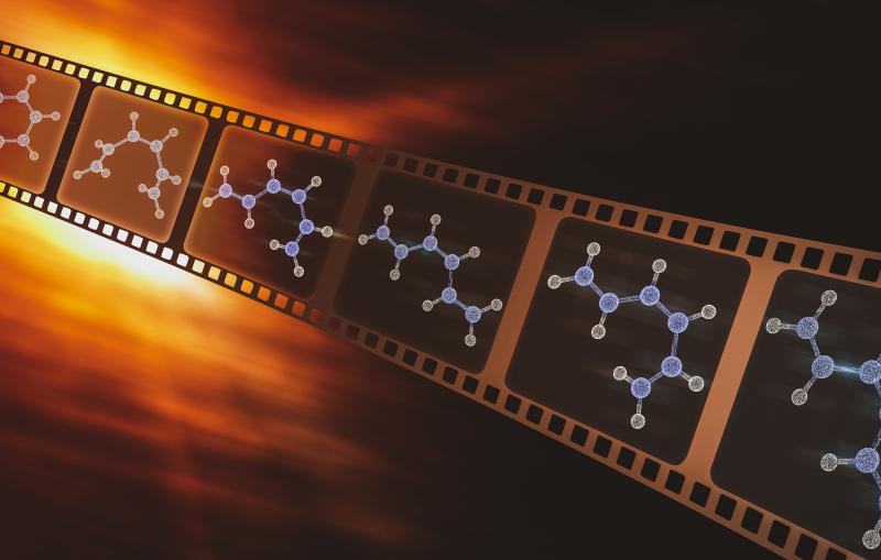 Molecular movie filmstrip. 