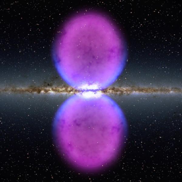 Image - Artist's representation of Fermi bubbles