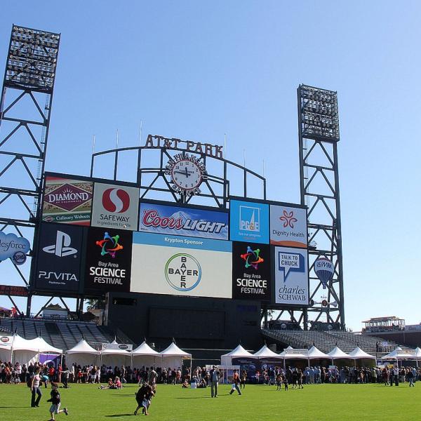 Image - “Discovery Days” at AT&T Park transforms the home of the San Francisco Giants into a science wonderland. SLAC will have two booths this year. (SLAC National Accelerator Laboratory)