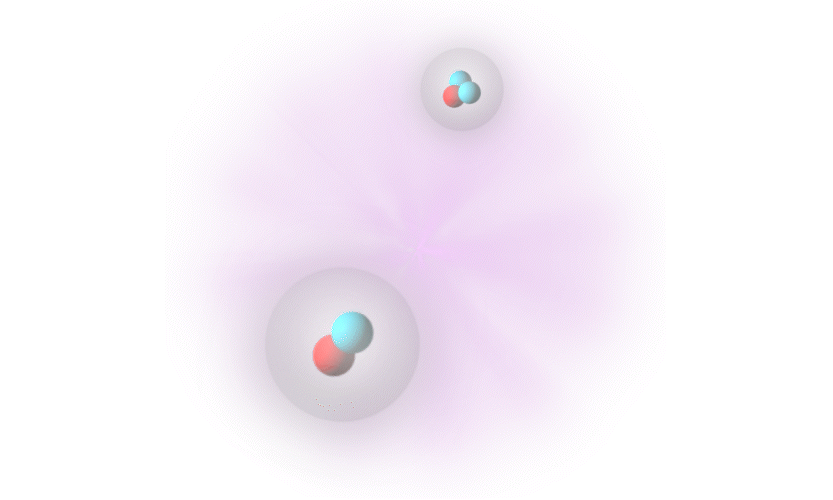 animation of fusion process at the atomic level