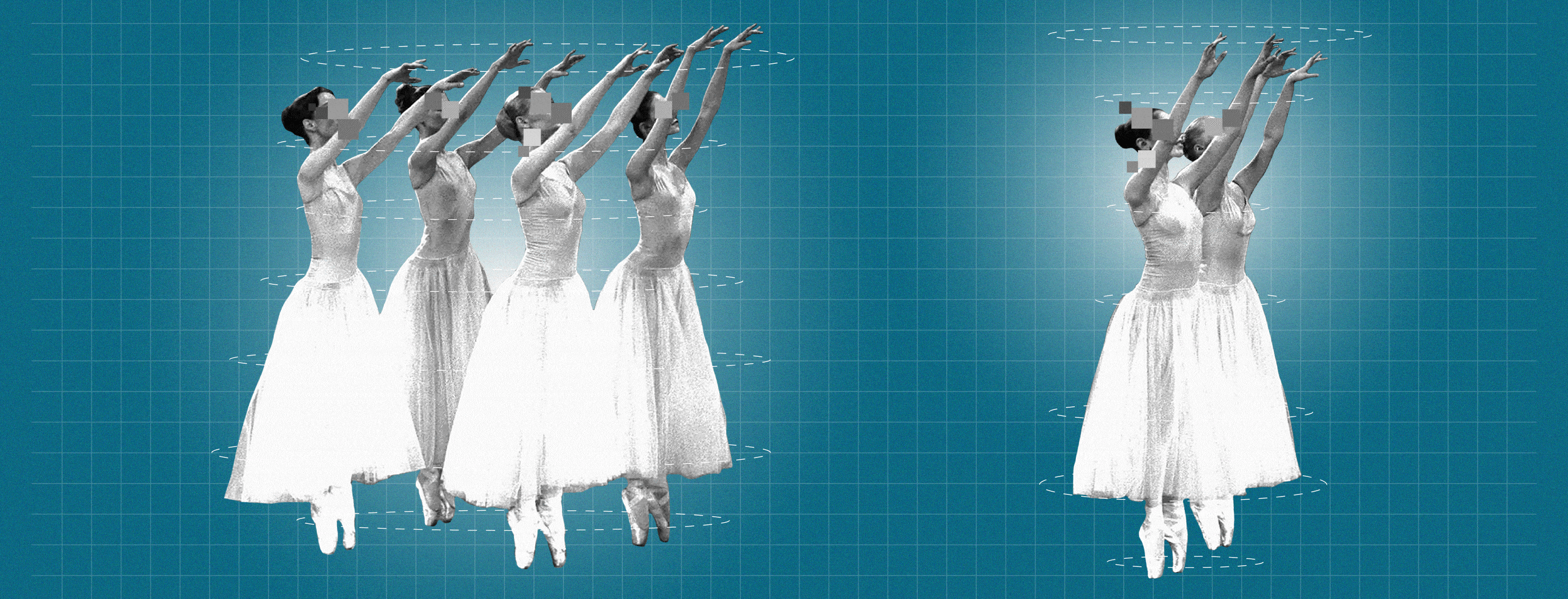 animation of ballet dancers
