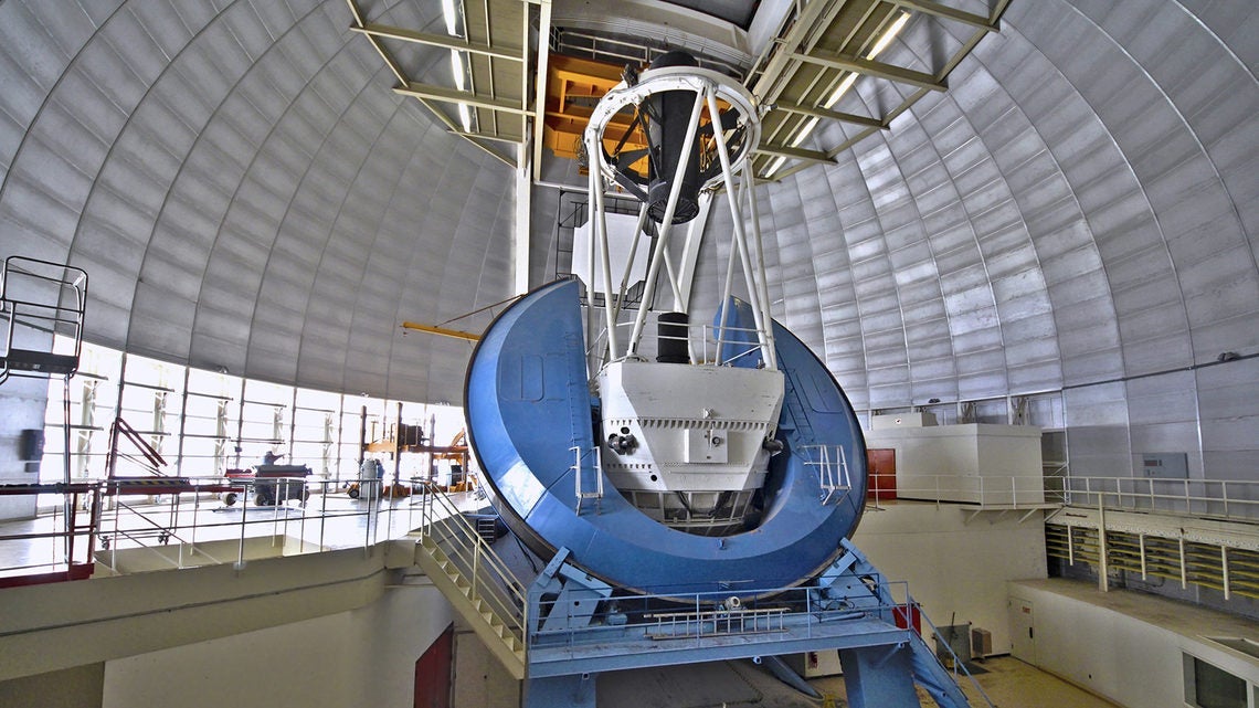 Mayall Telescope Interior