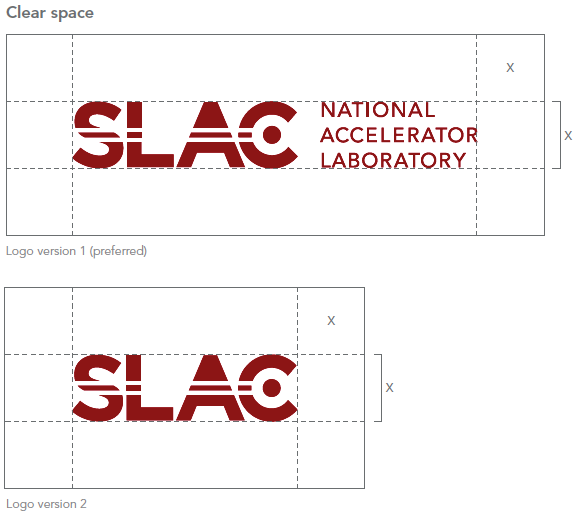 SLAC Logo with clear space around all sides