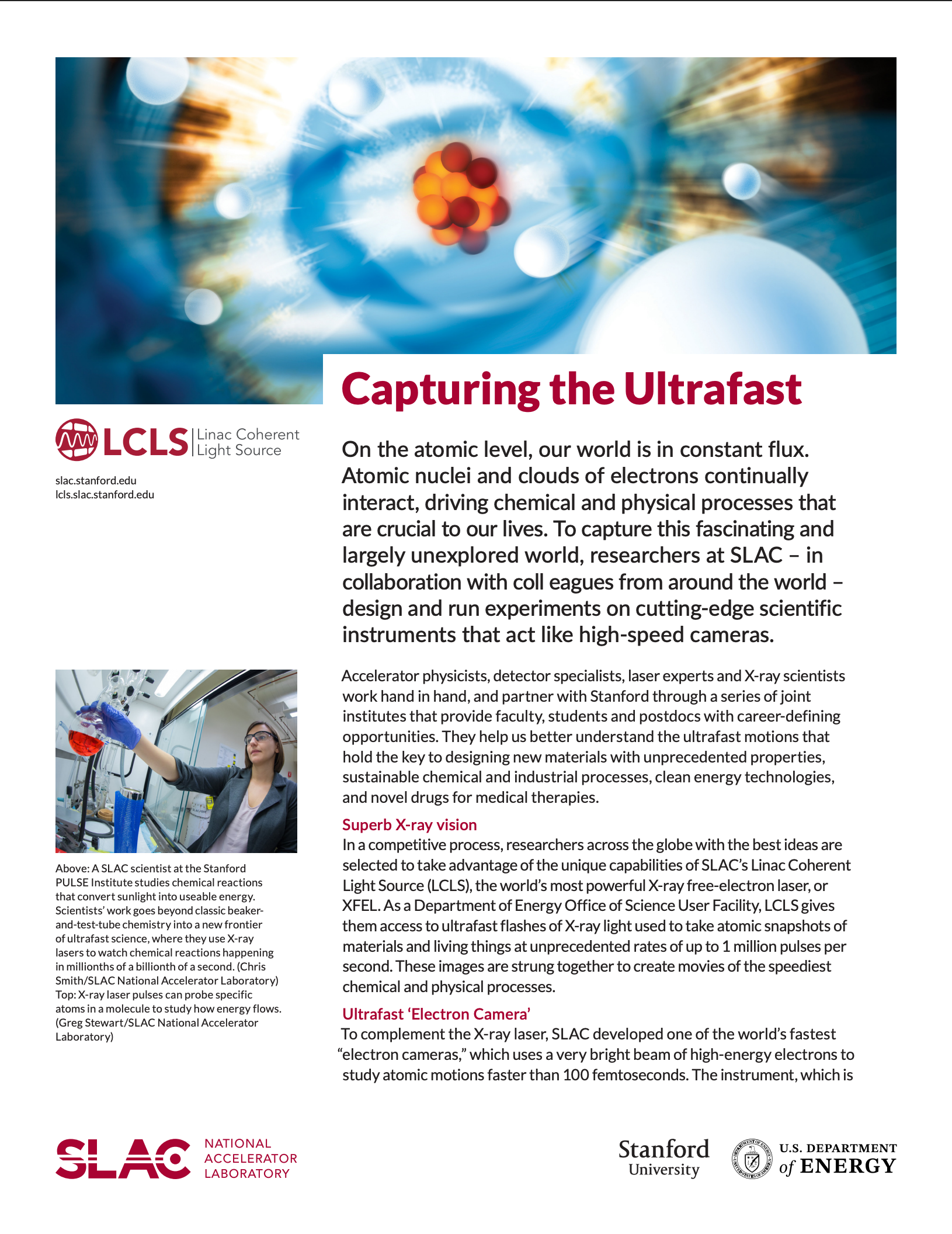 Ultrafast Science Factsheet (PDF)