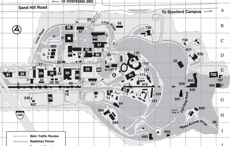 SLAC visitor map