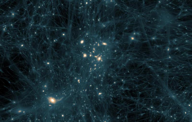Dark matter stream visualization