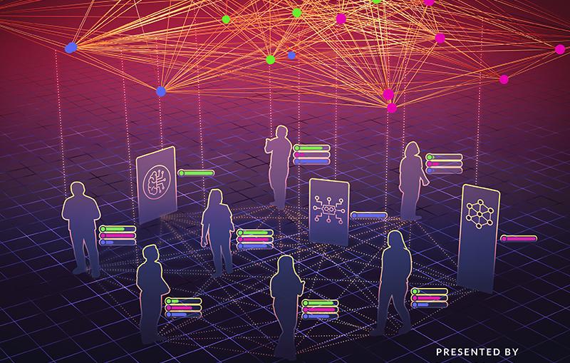 Poster for public lecture about Humans Navigating Complexity with AI Helpers