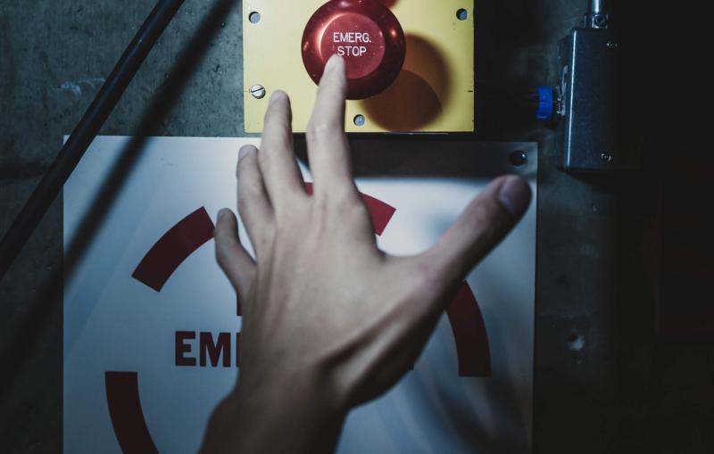 Photowalk: emergency stop button