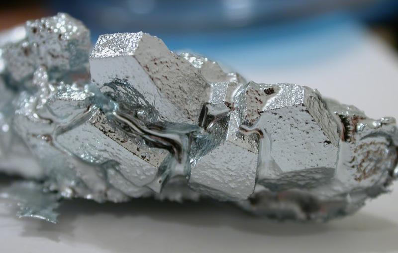 Photo - Gallium crystals