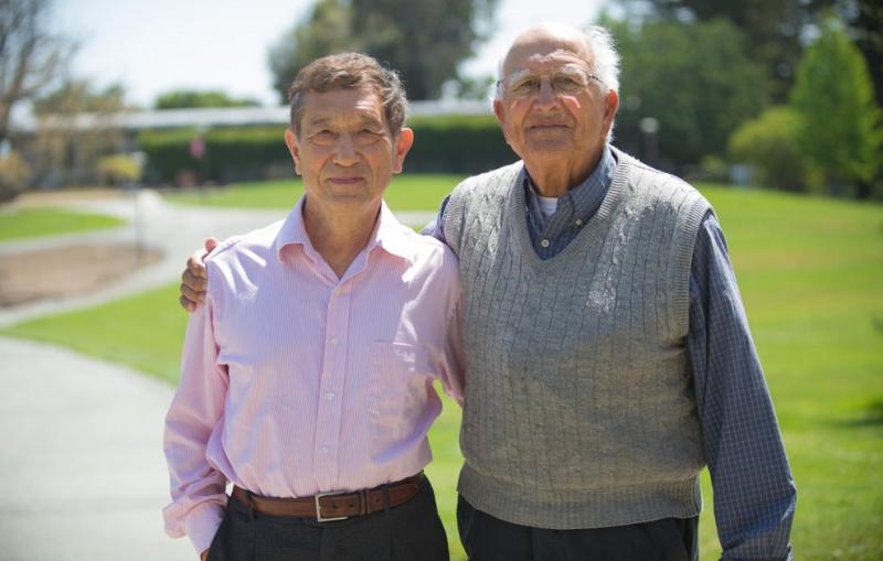 Photo - Juwen Wang, left, and Roger Miller. (Credit: ...