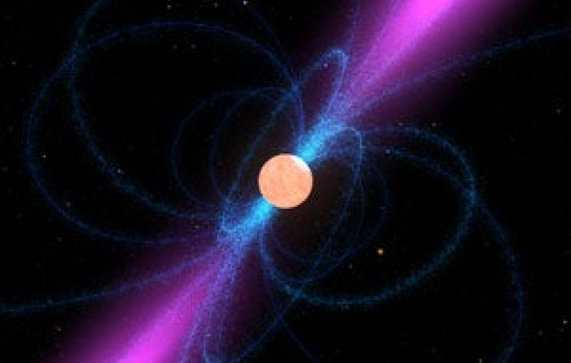 Artist’s conception of a pulsar