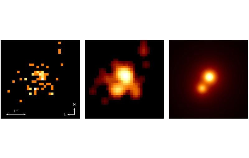 Resolving two possible active galactic nuclei (Image courtesy Brian Gerke and Greg Madejski.)