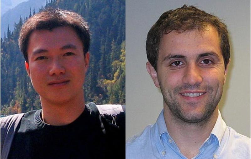 SLAC Scientists Dao Xiang and Leonardo Senatore