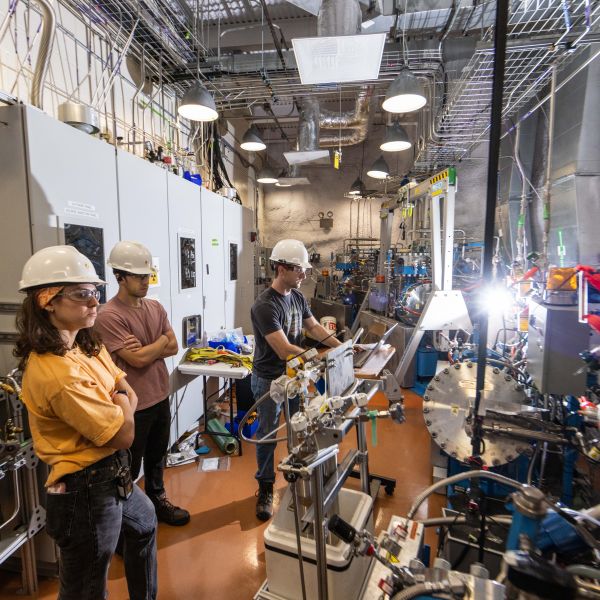 The LZ team keeps the detector running one mile underground at the Sanford Underground Research Facility. 