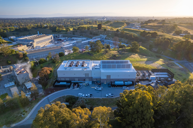 Aerial photo of the Stanford Research Computing Facility