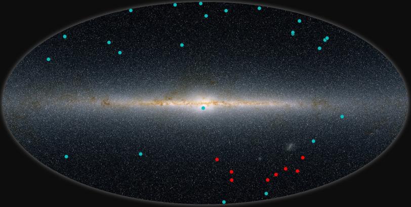 dark matter map milky way