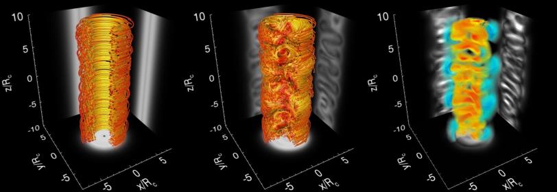 Cosmic jet simulations