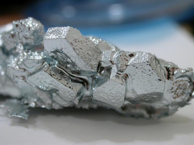 Photo - Gallium crystals