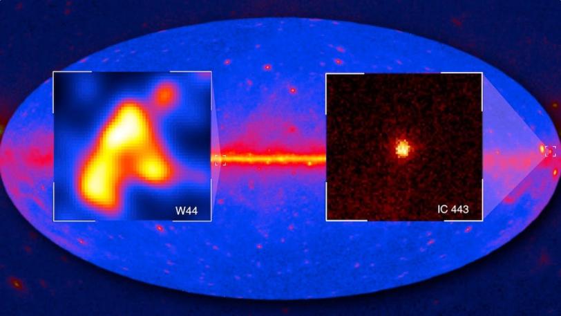 In order to understand the origin and acceleration of cosmic-ray protons, researchers used data from the Fermi Gamma-ray Space Telescope and targeted W44 and IC 443, two supernova remnants thousands of light years away.