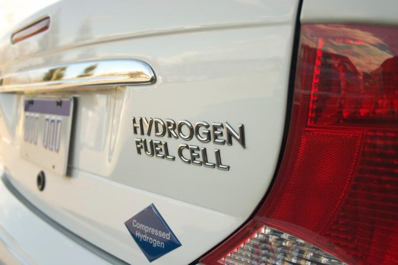 Photo of a hydrogen fuel cell car