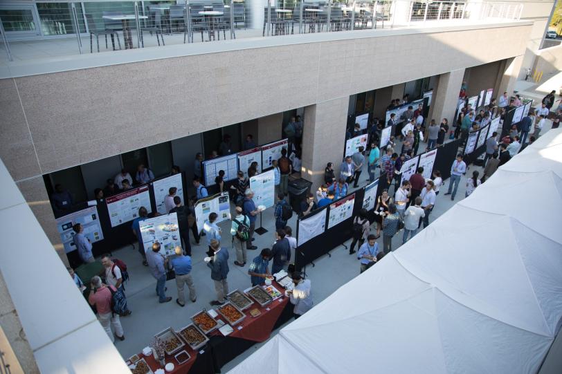 Birds-eye view of the poster session