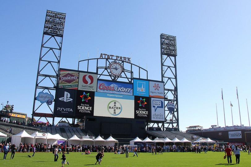 Image - “Discovery Days” at AT&T Park transforms the home of the San Francisco Giants into a science wonderland. SLAC will have two booths this year. (SLAC National Accelerator Laboratory)