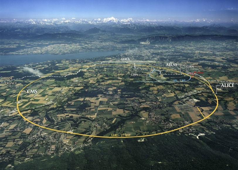Image of The Large Hadron Collider in Geneva