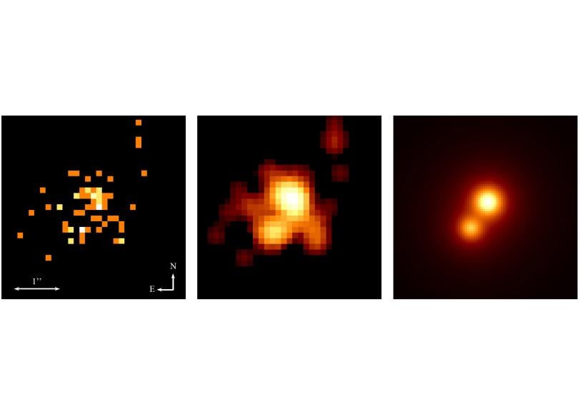 Resolving two possible active galactic nuclei (Image courtesy Brian Gerke and Greg Madejski.)