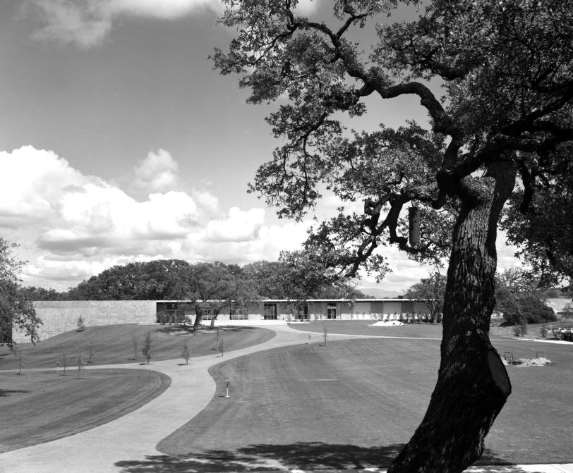 View of SLAC Lawn (1967)