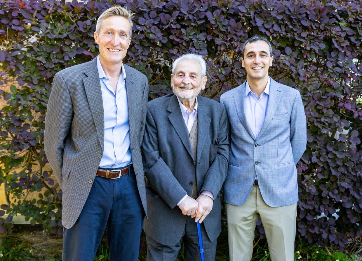 Mark Hogan, Claudio Pellegrini and Agostino Marinelli.