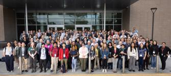 Group photo of the users' meeting attendees