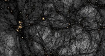 Formation of dark matter structures.