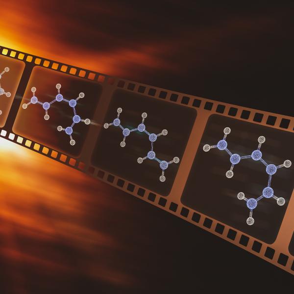 Molecular movie filmstrip. 