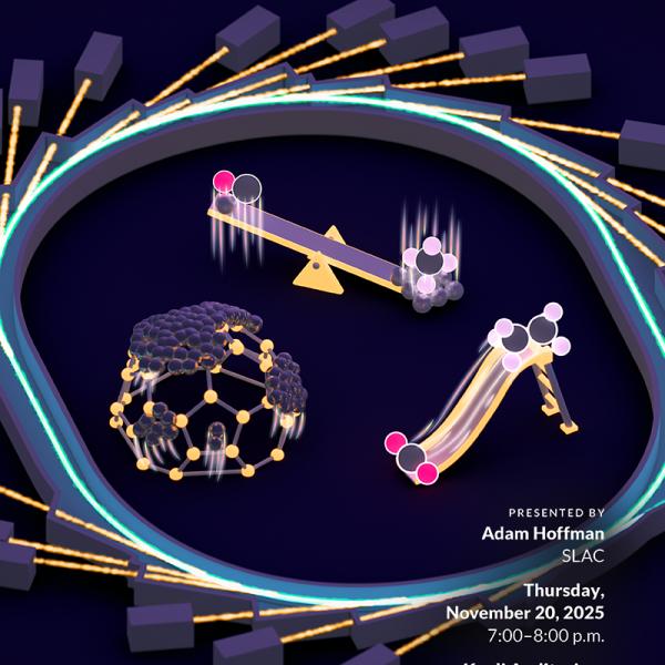 Poster for public lecture about catalytic adventures in an X-ray playground