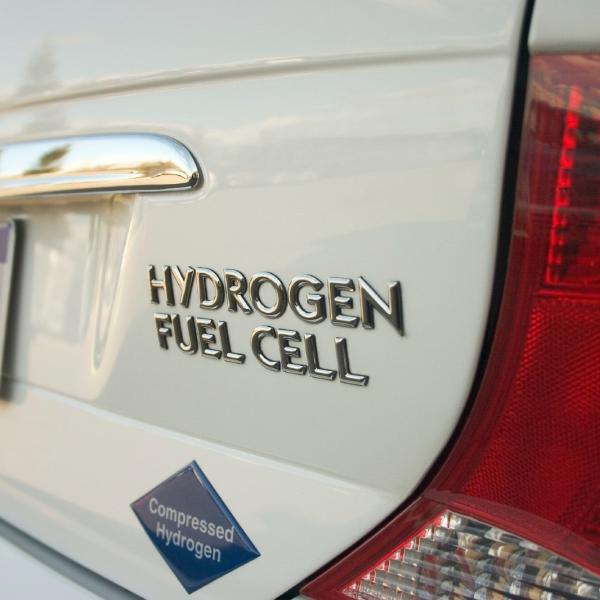 Photo of a hydrogen fuel cell car