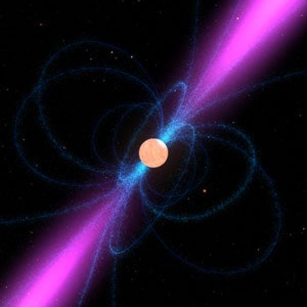 Artist’s conception of a pulsar