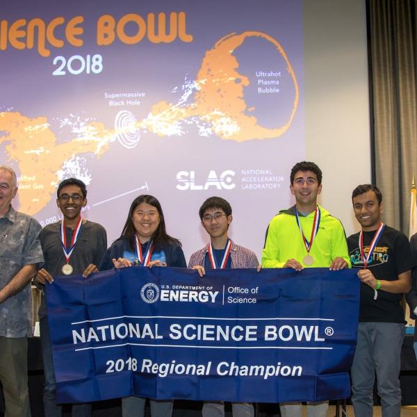 Regional Science Bowl champion team