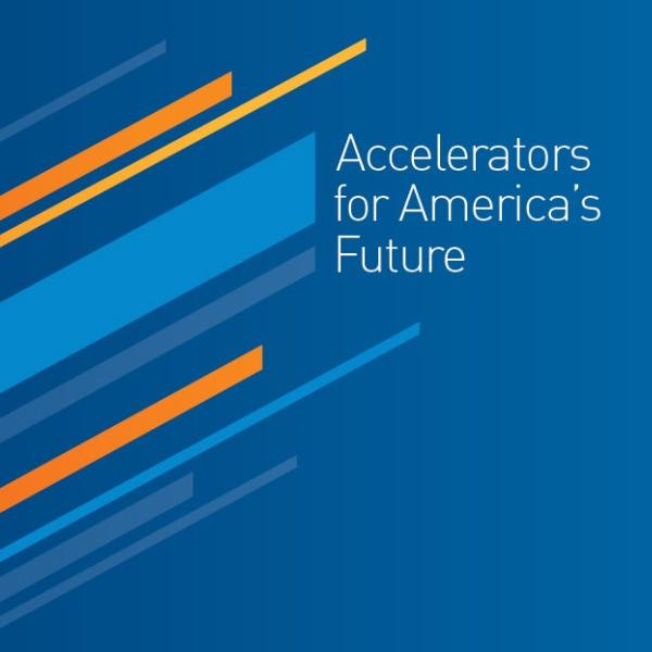 cover of the report on "Accelerators for America's Future" workshop