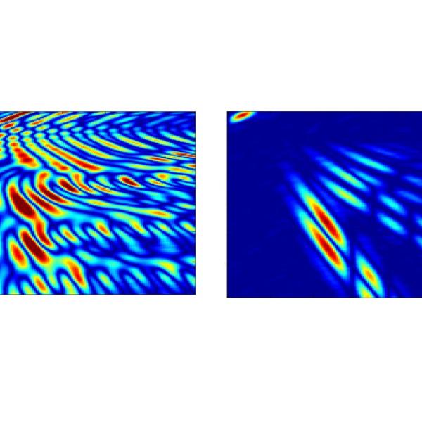 Two spectra of EEG-boosted beams