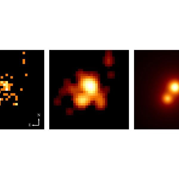 Resolving two possible active galactic nuclei (Image courtesy Brian Gerke and Greg Madejski.)