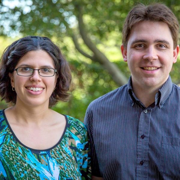 SLAC physicists Natalia Toro and Philip Schuster
