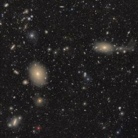 A photo of galaxies