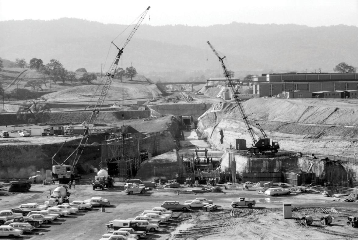 SLAC construction in 1964