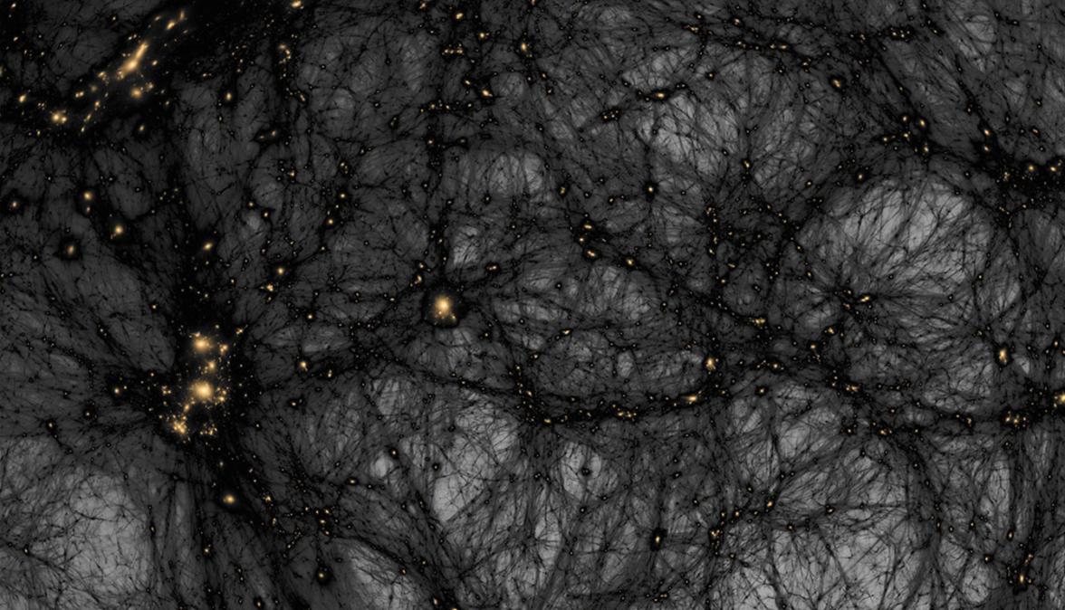 Formation of dark matter structures.