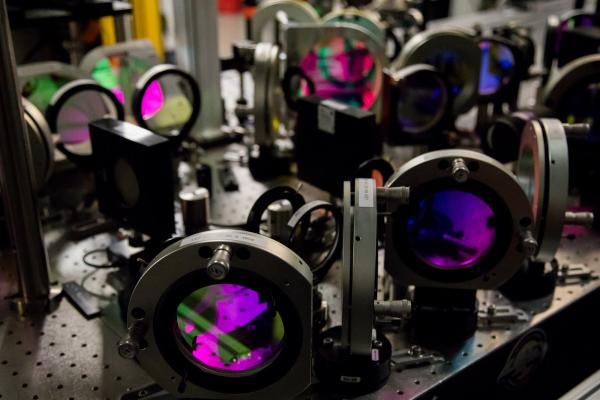 Highly reflective mirrors and telescope lenses in the Matter in Extreme Conditions optical laser system 