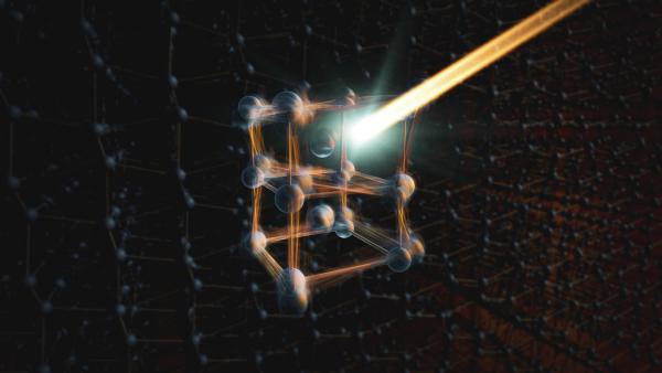 In materials hit with light, individual atoms and vibrations take disorderly paths.