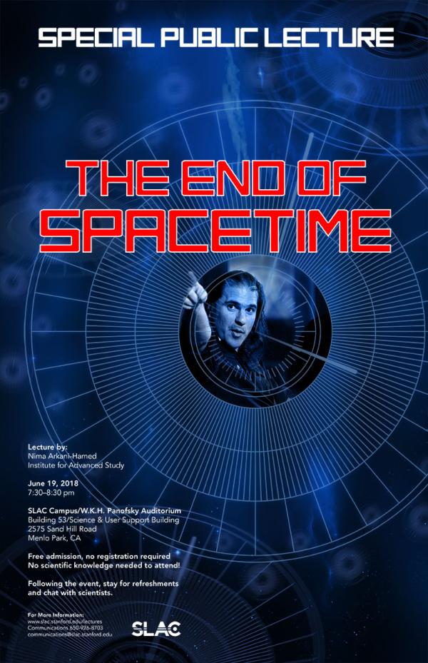 The end of spacetime poster