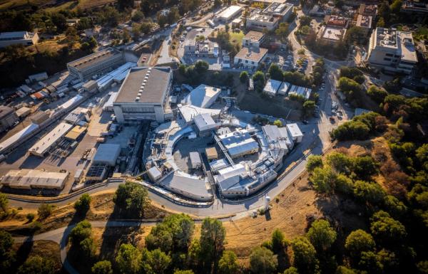 Aerial of the SSRL synchrotron