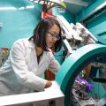 Using X-rays from SSRL, Chuntian Cao maps silicon as it cycles within a battery